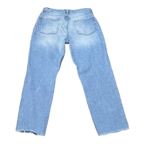 Urban Outfitters BDG Distressed Slim Straight Light Wash Jeans - Picture 3 of 4